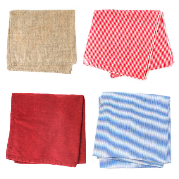 istock linen serviettes on a white background 1030085408
