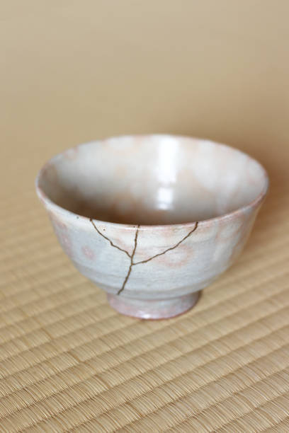 istock Repair of crack pottery tea cup 1030085770
