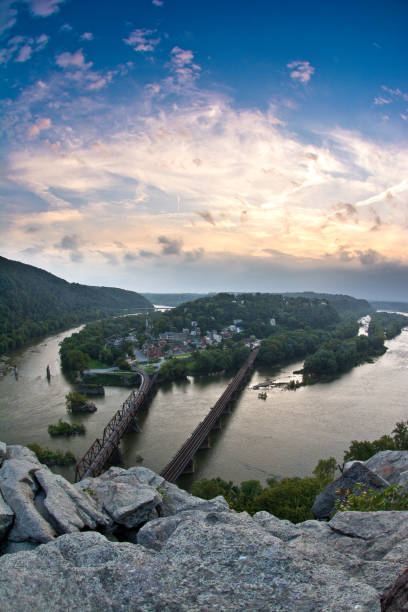 istock Harpers Ferry Overlook - Summer Sunset 1030097694