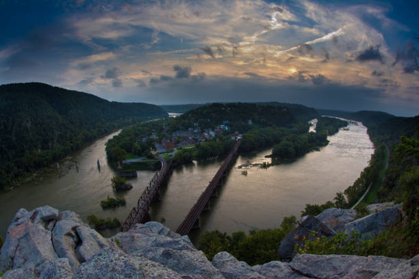 istock Harpers Ferry Overlook - Summer Sunset 1030097726