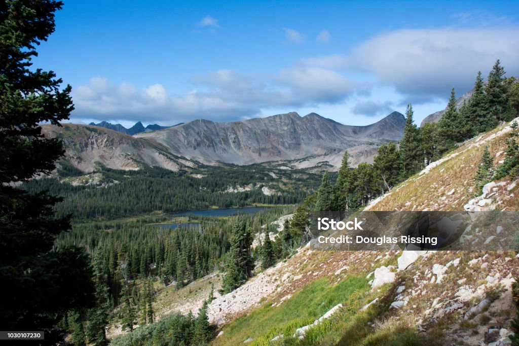 Parco nazionale delle Montagne Rocciose - Paesaggio estivo - Foto stock royalty-free di Colorado