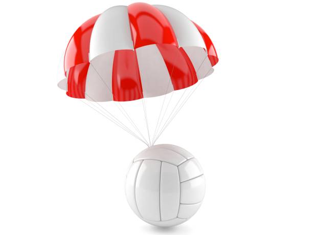 istock Volleyball with parachute 1030169844