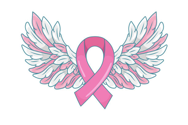 Cancer Ribbon With Wings Illustrations, Royalty-Free Vector Graphics & Clip  Art - iStock