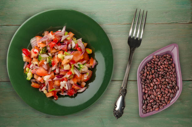 istock vegan food. salad from vegetables 1030178008