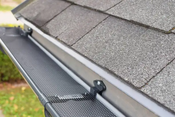 Photo of Plastic rain gutter