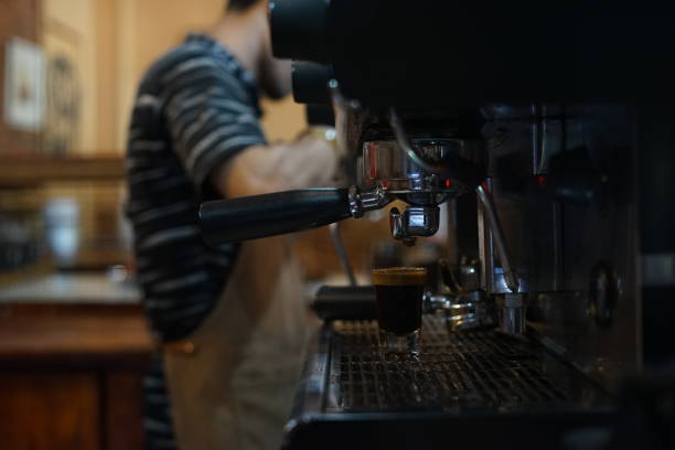 istock Barista making espresso coffee 1030182164