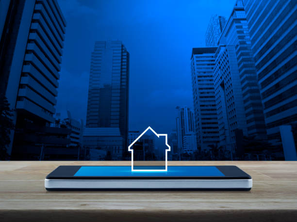 istock Businesss real estate online concept 1030183940