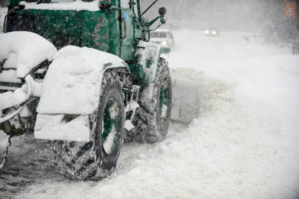 istock snow-removal equipment on the road 1030199490