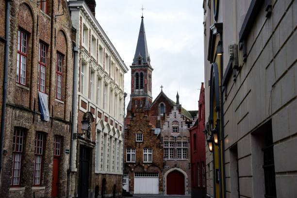 istock Brugge city buildings 1030199626