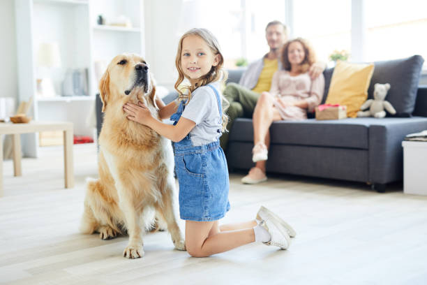 istock Girl and her pet 1030202806