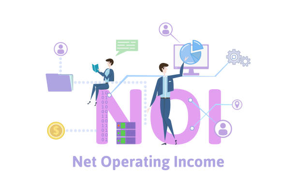istock NOI, net operating income. Concept table with keywords, letters and icons. Colored flat vector illustration on white background. 1030203154