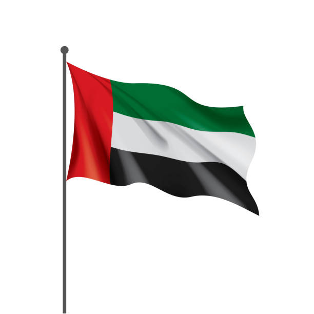 istock United Arab Emirates flag, vector illustration on a white background 1030212226
