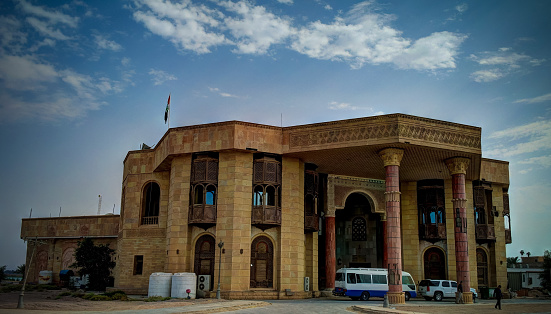 Former Saddam Hussein Palace,now museum , in Basra, Iraq