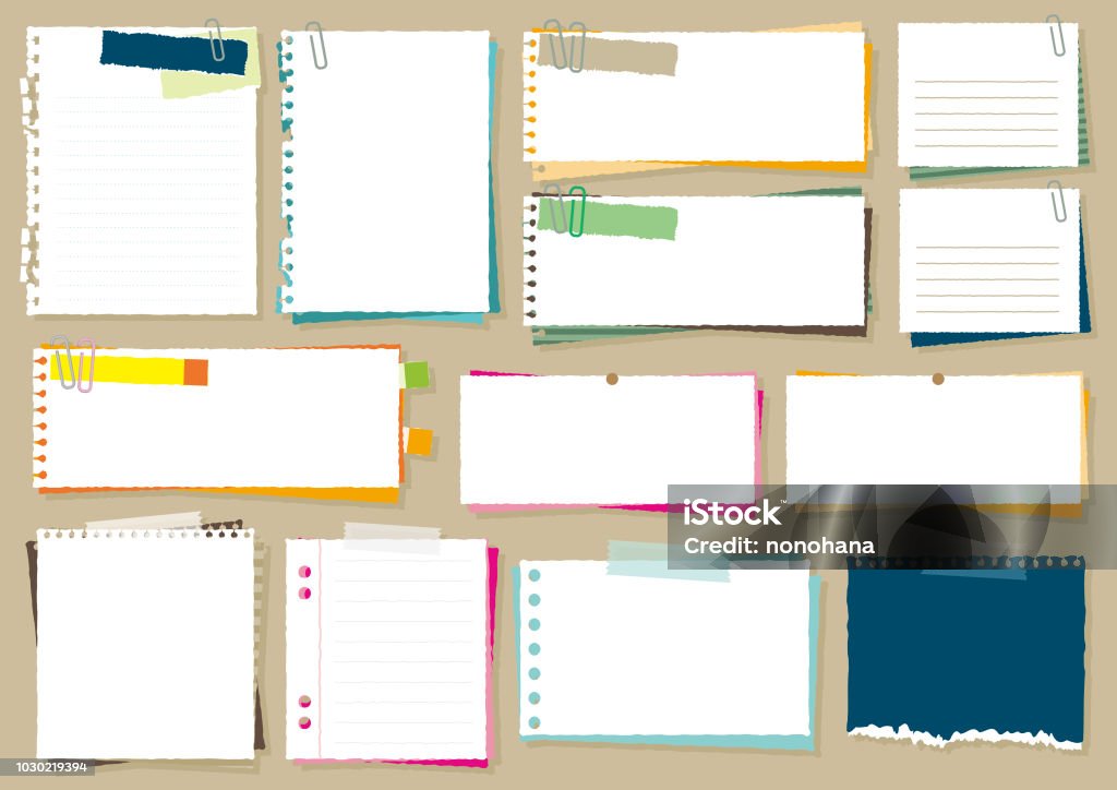 Frame Paper Style Paper Frame Set Stock Illustration - Download Image Now - Backgrounds ...