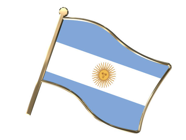 istock Argentina flag insignia 1030228418