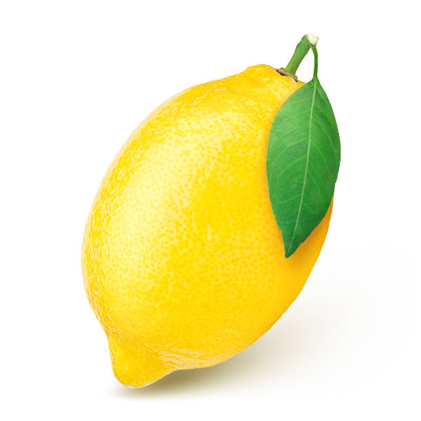 istock lemon, isolated on white background, clipping path, full depth of field 1030228850