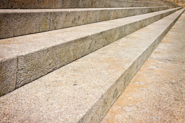 istock Detail of a modern stone staircase 1030242528