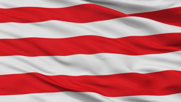 istock Lier City Flag, Belgium, Closeup View 1030242950