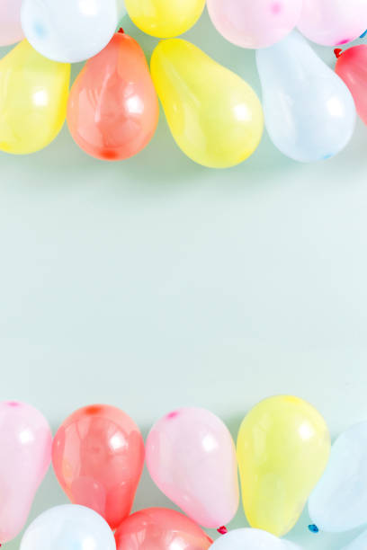 istock Frame of colorful balloons 1030246982