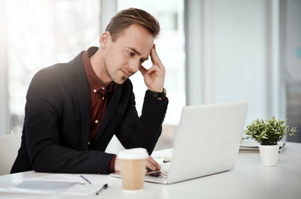 istock The task is starting to trouble him 1030247666