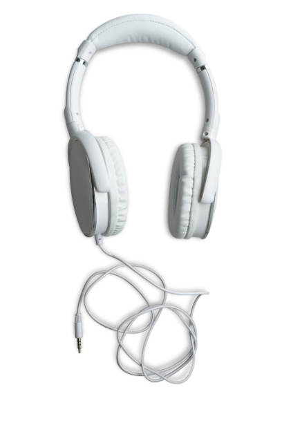 istock White headphones or earphone computer isolated on a white background 1030250378