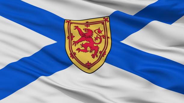 istock Nova Scotia City Flag, Canada, Closeup View 1030250974
