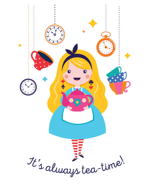 istock Alice in Wonderland banner, poster and card. We are mad here 1030253726