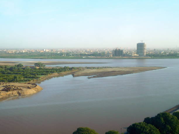 istock Panoramic view over Nile confluence in Khartoum 1030255878