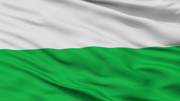 istock Agustin Codazzi City Flag, Colombia, Cesar Department, Closeup View 1030258346