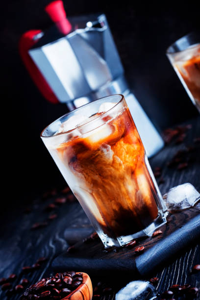 istock Coffee with ice and milk 1030258654