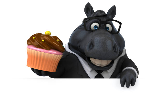 istock Fun horse - 3D Illustration 1030260100