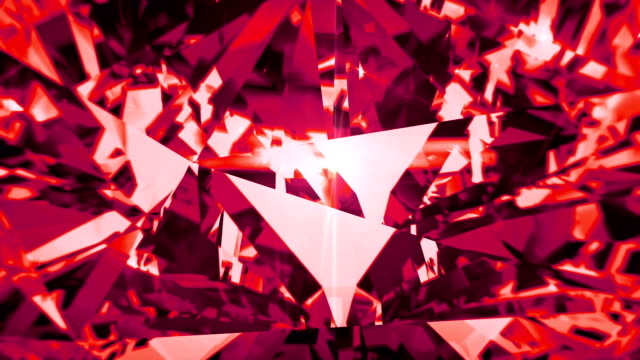 Red Spinel dispersion footage. Fancy color diamond animated background