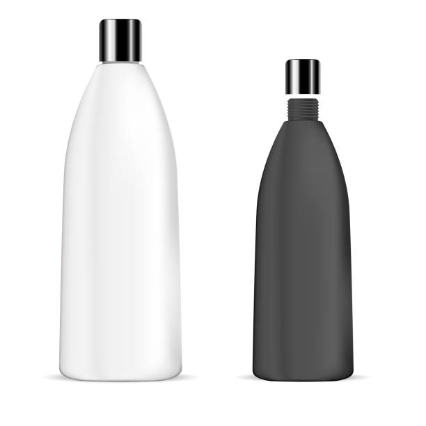 istock Cosmetic package bottle for cream, soups, foams, shampoo. Vector illustration. Cosmetic products on a white background. 1030273710