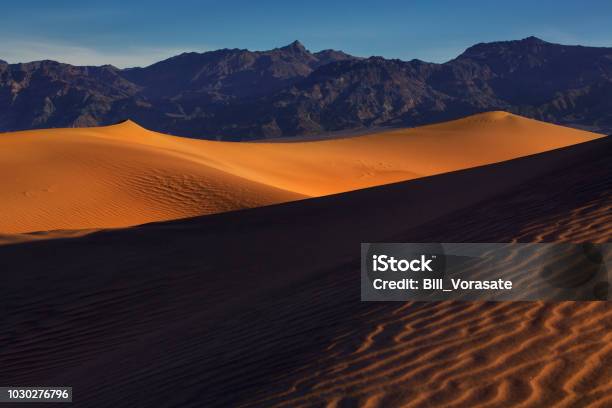 Mesquite Flat Dunes Death Valley National Park California Usa Stock Photo - Download Image Now