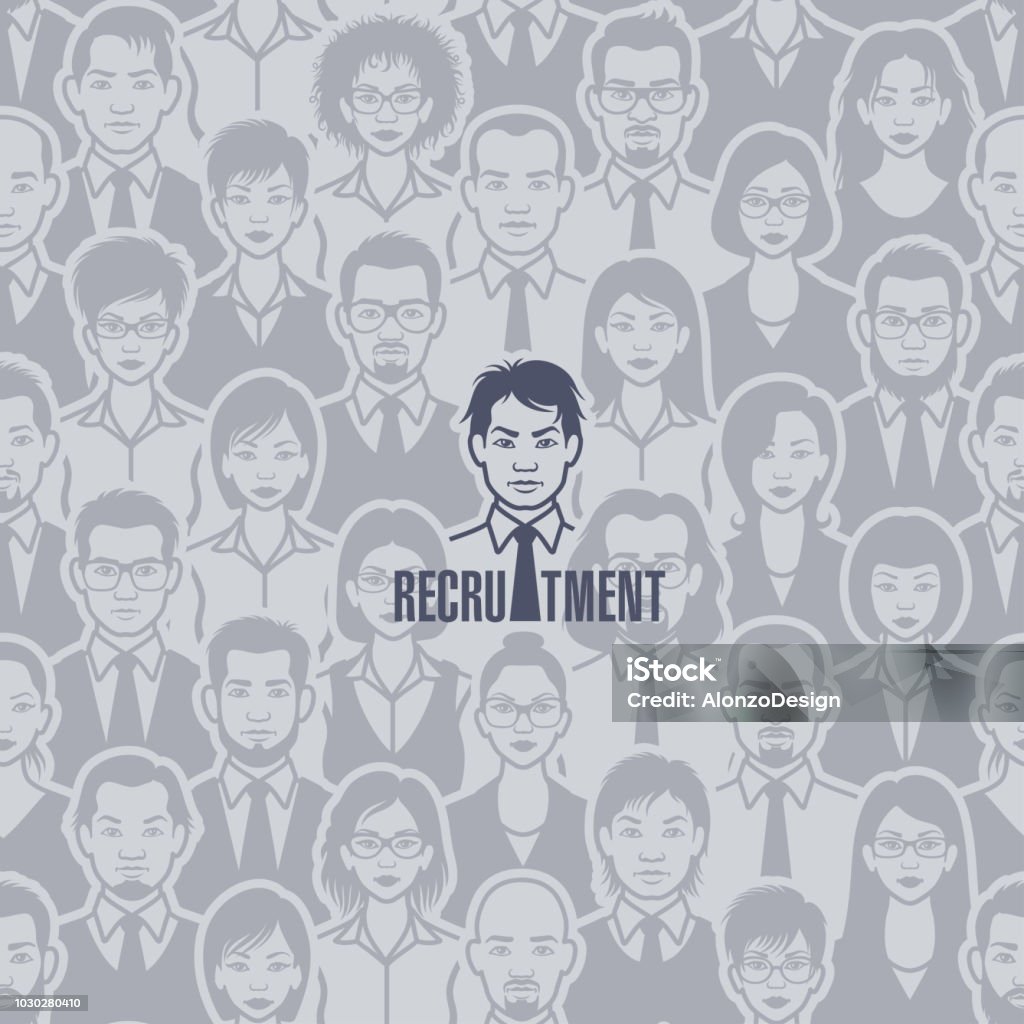 Hr Patterns Seamless Human Resources Pattern Stock Illustration - Download Image ...