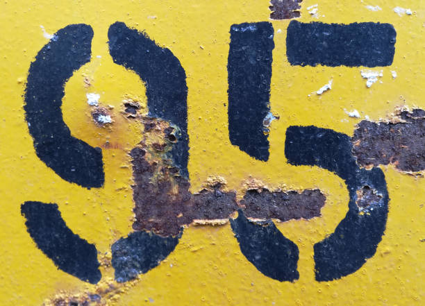 istock Written Wording in Distressed State Typography Found Letter Number Ninety Five 95 1030284036