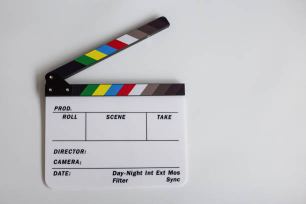 istock Movie clapper board,Movie Production 1030285420
