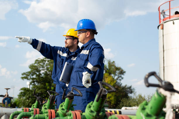 istock Oil engineers inside fuel industry 1030288566