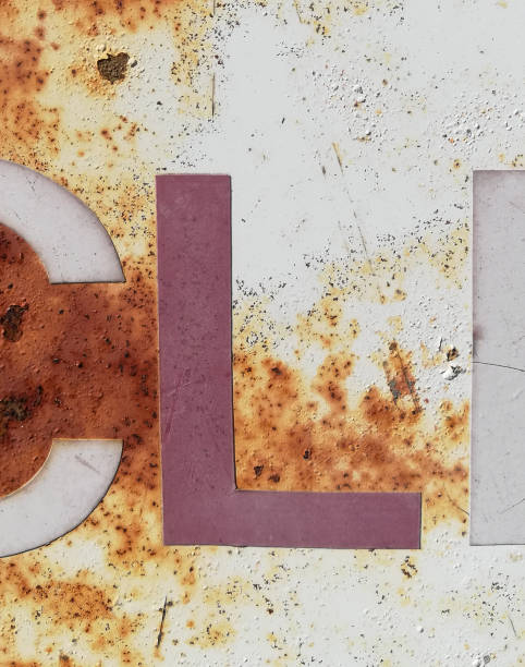 istock Written Wording in Distressed State Typography Found Letter L 1030291696