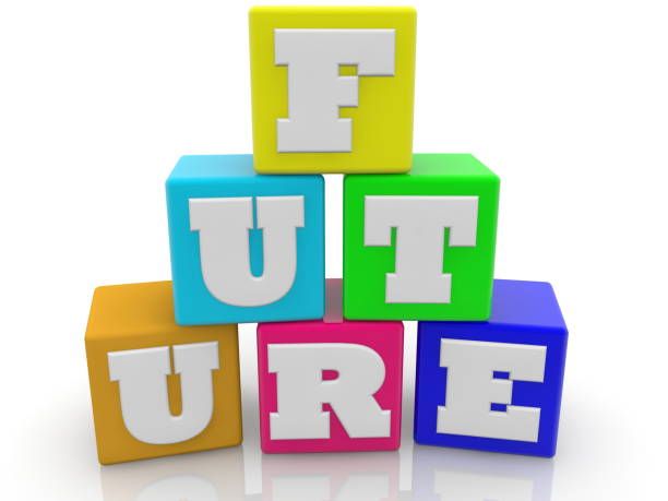 istock Future concept 3d illustration on colorful cubes 1030294672
