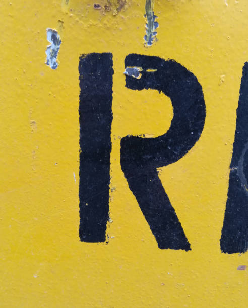 istock Written Wording in Distressed State Typography Found Letter R 1030294852