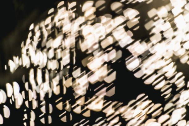 istock Abstract yellow lights, flash , night city lightning 1030298552