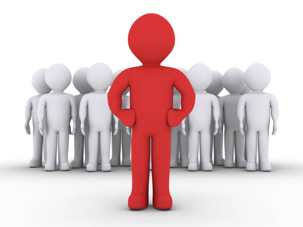 istock A group of people and their leader 1030310426