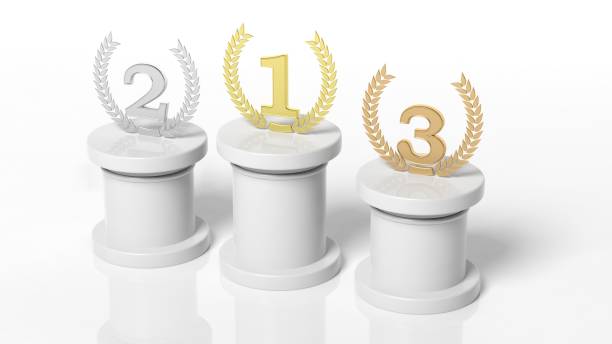istock 3d rendering of Winners podium 1030315334