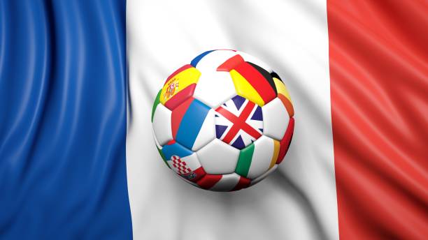 istock 3d rendering Flag of France 1030317508