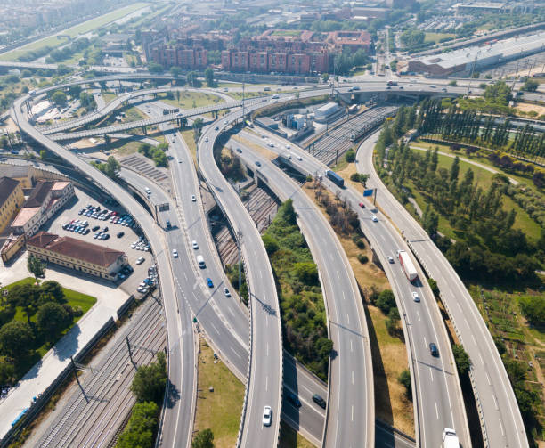 istock Highway grade separation, Barcelona 1030322378