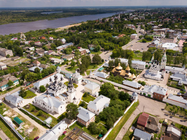istock Aerial view of Annunciation Monastery and Holy Trinity Convent in Murom 1030322432