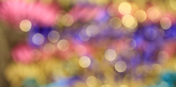 istock Colorful abstract blurred circle bokeh light background 1030323058