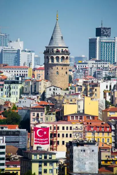 A view of Galata tower