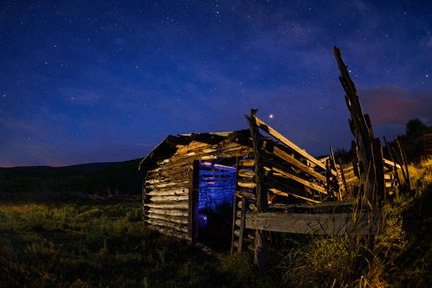 istock Old Cabin and Stars 1030332692